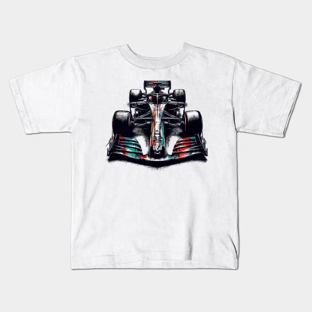 Formula One Kids T-Shirt by Vehicles-Art